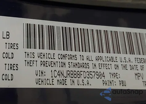 2015 Jeep Patriot Sport из США, поврежденный, VIN 1C4NJRBB8FD357904